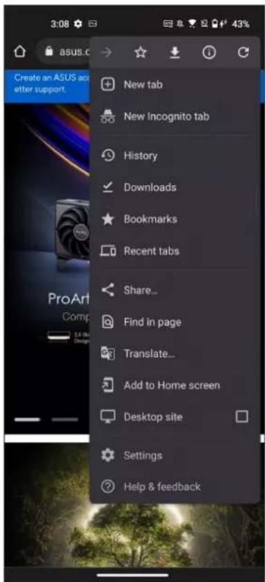 ASUS Zenfone 10 - Ouvrir Chrome - 1