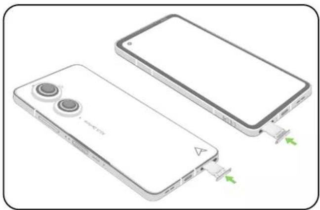 ASUS Zenfone 10 - Pour retirer une carte nano SIM : - 2