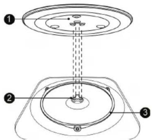 HAIER HWO38MG2IHXBD - INSTALACE OTOČNÉHO TALÍŘE - 1