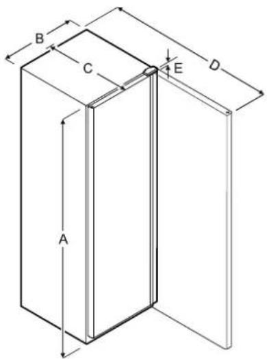 LIEBHERR WFbli 5241 - Dimensions de l'appareil - 1