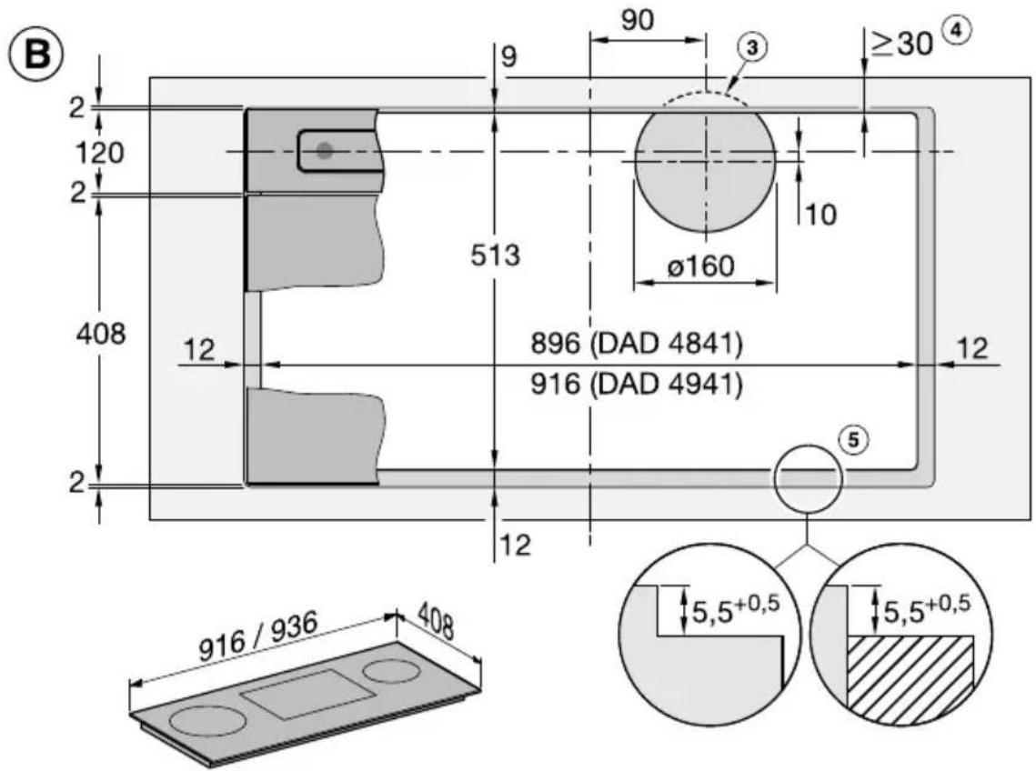 MIELE DAD 4841 - Installation - 2