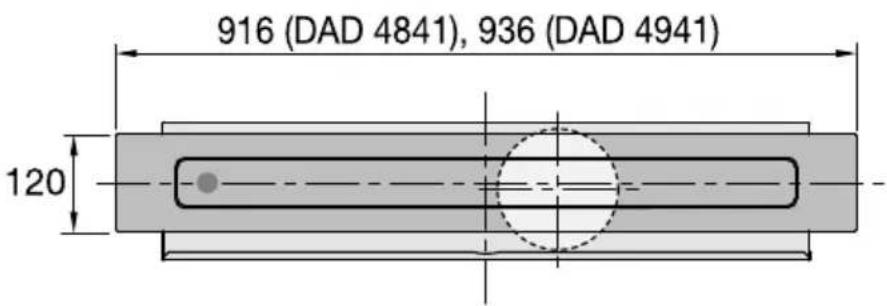 MIELE DAD 4841 - Dimensions de l'appareil - 3