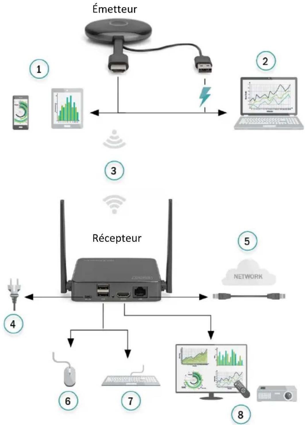 Digitus DS-55317 - Diagramme de connexion - 1
