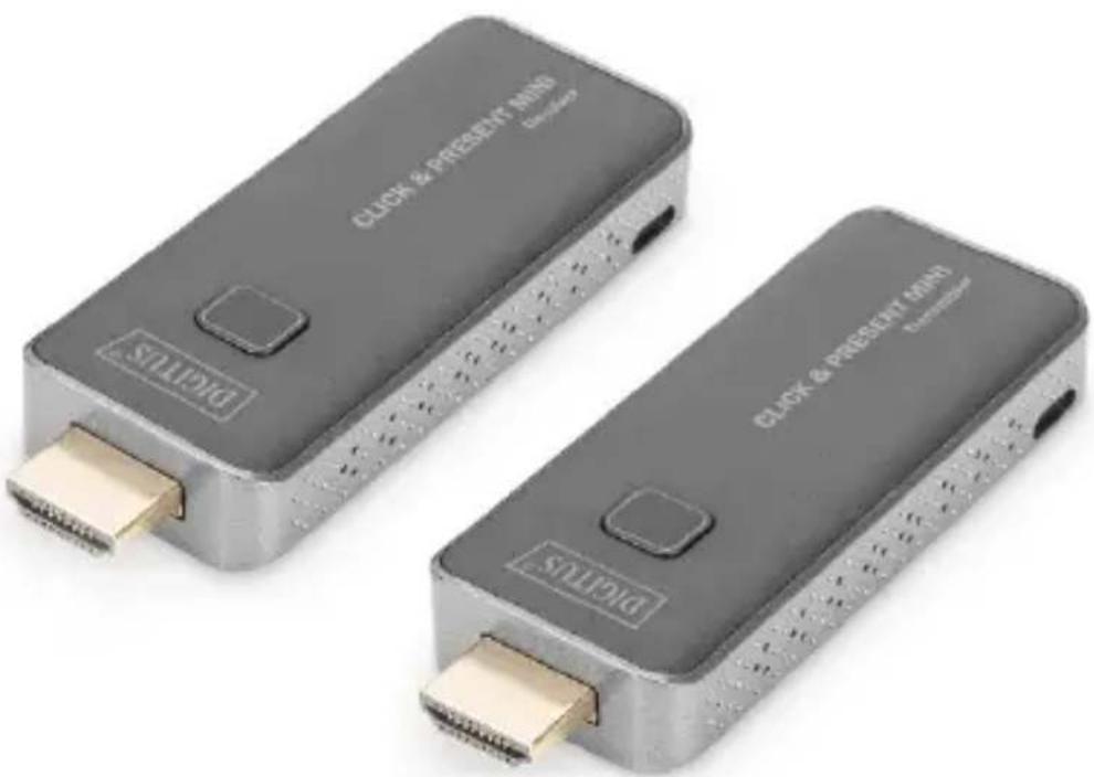 Digitus DS-55319 - Click & Present Mini Système de Présentation Sans Fil - 1