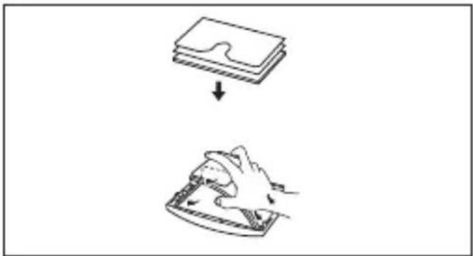 BROTHER P-touch PT-1500PC - Inserting a photo into the photo frame - 2