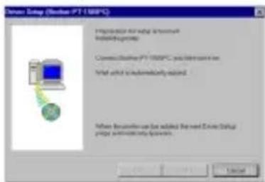 BROTHER P-touch PT-1500PC - Installing the printer driver - 1