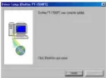 BROTHER P-touch PT-1500PC - Installing the printer driver - 2