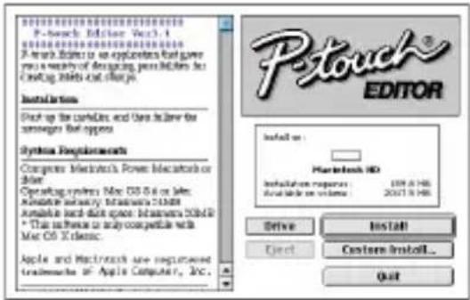 BROTHER P-touch PT-1500PC - Installing P-touch Editor Ver. 3.1 - 3