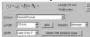 BROTHER P-touch PT-1500PC - Specifying a label size - 1