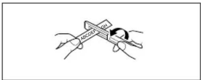BROTHER P-touch PT-1500PC - Retrait du dos de l'étiquette - 1