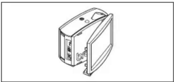 BROTHER P-touch PT-1500PC - Inserting a photo into the photo frame - 1