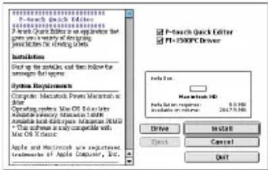 BROTHER P-touch PT-1500PC - Installation de P-touch Quick Editor - 3
