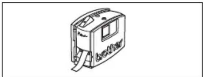 BROTHER P-touch PT-1500PC - Printing a label - 1