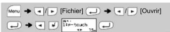 BROTHER P-Touch PT-H101C - Enregistrement de fichiers d'étiquettes - 3