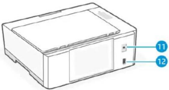 HP Smart Tank 5107 - Vue arrière de l'imprimante - 1