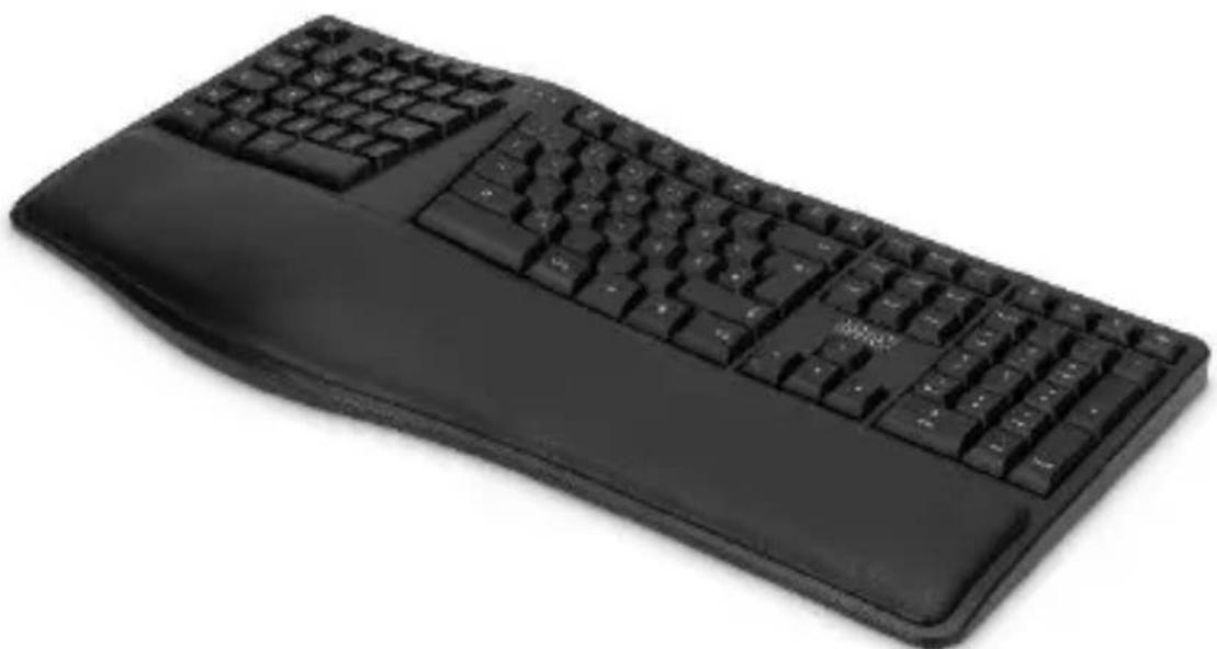 Digitus DA-20157 - Ergonomische Tastatur, drahtlos, 2,4 GHz - 1