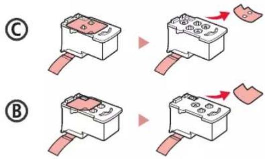 CANON Pixma G1430 - Installing the Print Heads - 3