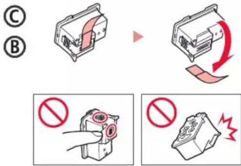 CANON Pixma G1430 - Installing the Print Heads - 4
