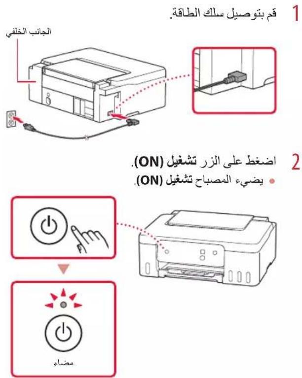 CANON Pixma G1430 - تشغيل الطابعة - 1