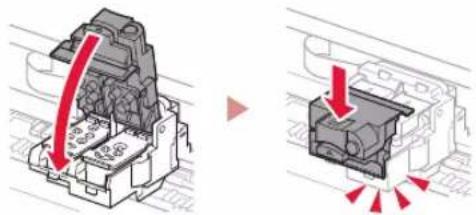 CANON Pixma G1430 - Installing the Print Heads - 6