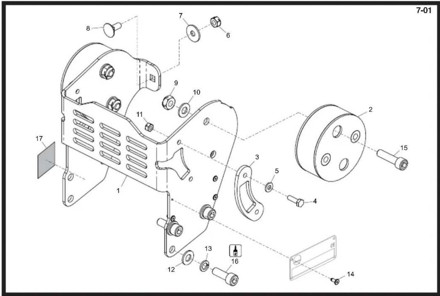 ALTRAD BELLE RTX 66 - Luchtfilter Assemblage, Luftfilteranordnung, Luftfi Iter Samling, Gruppo del Filtro dell'aria - 1