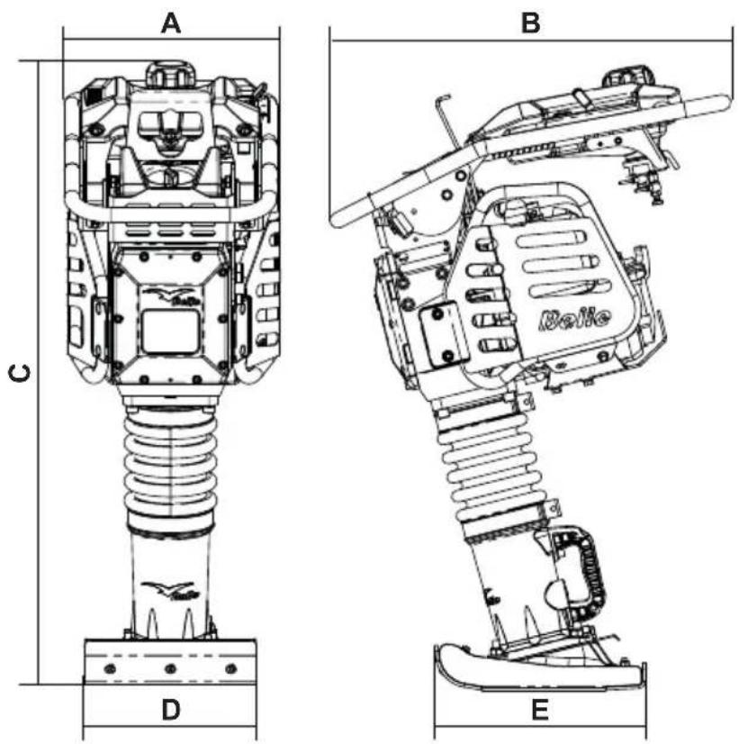 ALTRAD BELLE RTX 66 - K - Sorozatszám táblája (alkatrészszám: 800-99844) - 4
