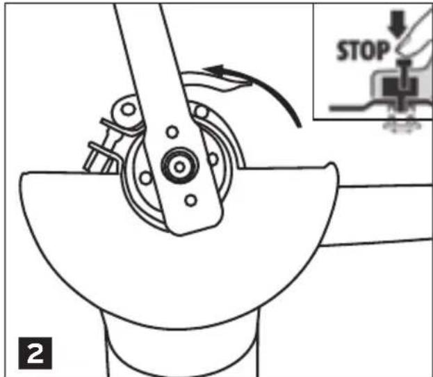 Gamma HS-115HP - Installation du capot de protection - 2