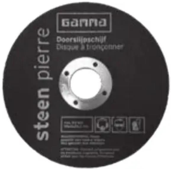Gamma HS-115HP - Doorslijpschijven voor steen - 1