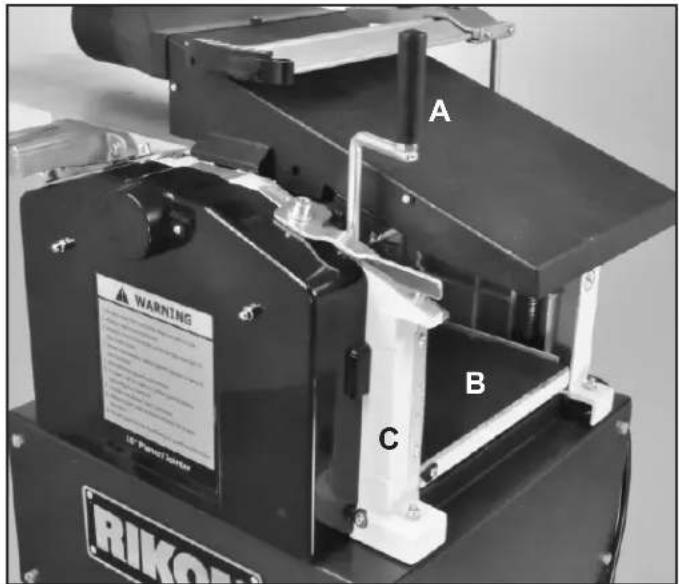 RIKON 25-010H - ALIGNEMENT DE LA TABLE DE RABOTAGE - 1