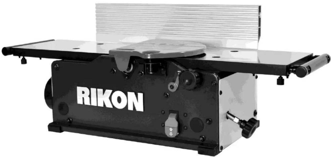 RIKON 20-800H - Dégauchisseuse D'établi 8" Avec Tête de Coupe Hélicoïdale - 1