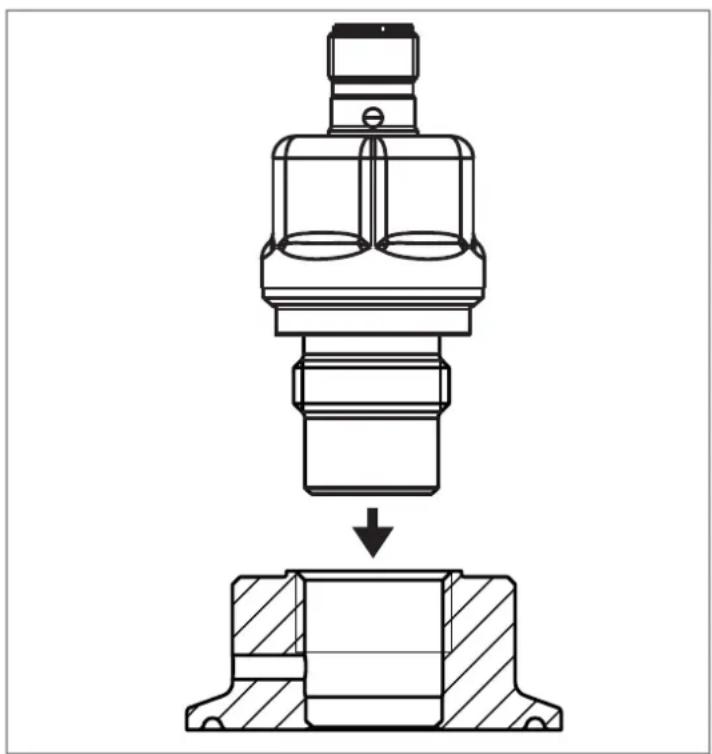 IFM E43917 - Montage capteur - adaptateur - 3