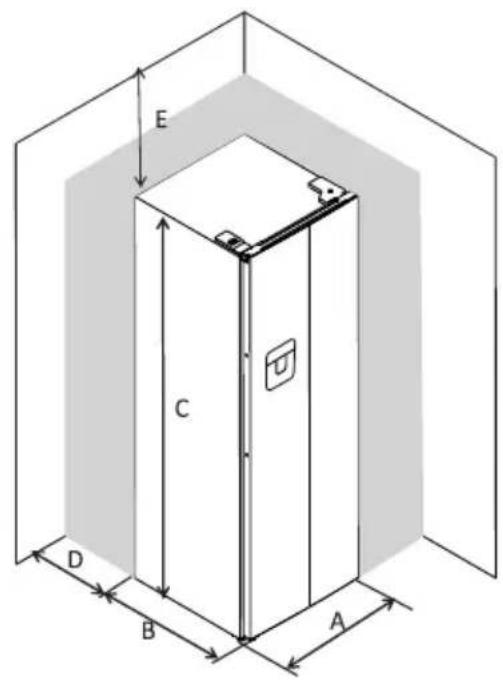 HOOVER FF2-695 - Space Requirement - 1