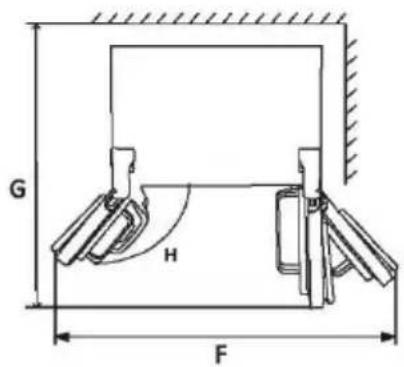 HOOVER FF2-695 - Requisitos de espacio - 2