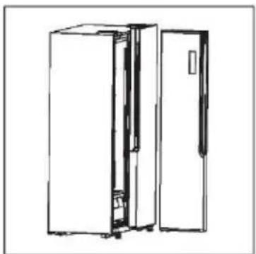 HOOVER FF2-695 - Αφαίρεση των πορτών - 5