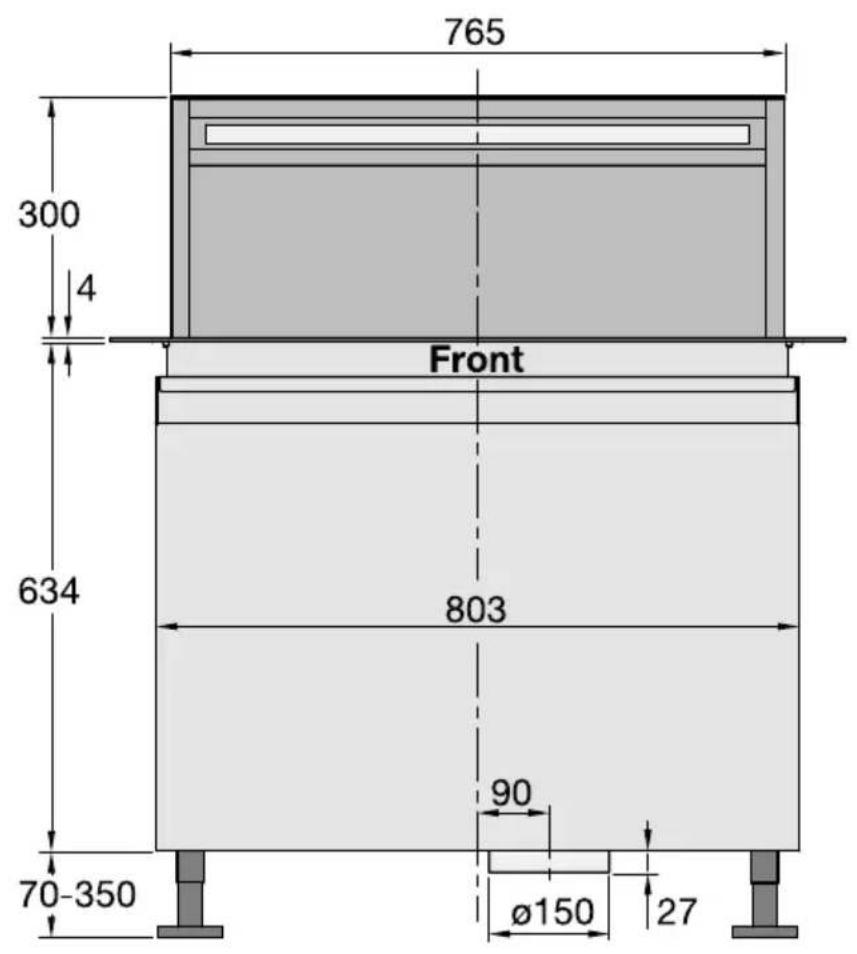 MIELE DAD 4941 - Plan de montage - 1