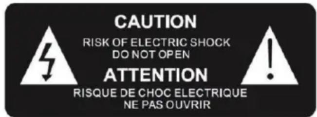 THOMSON RT260 - Safety warning and notice - 2