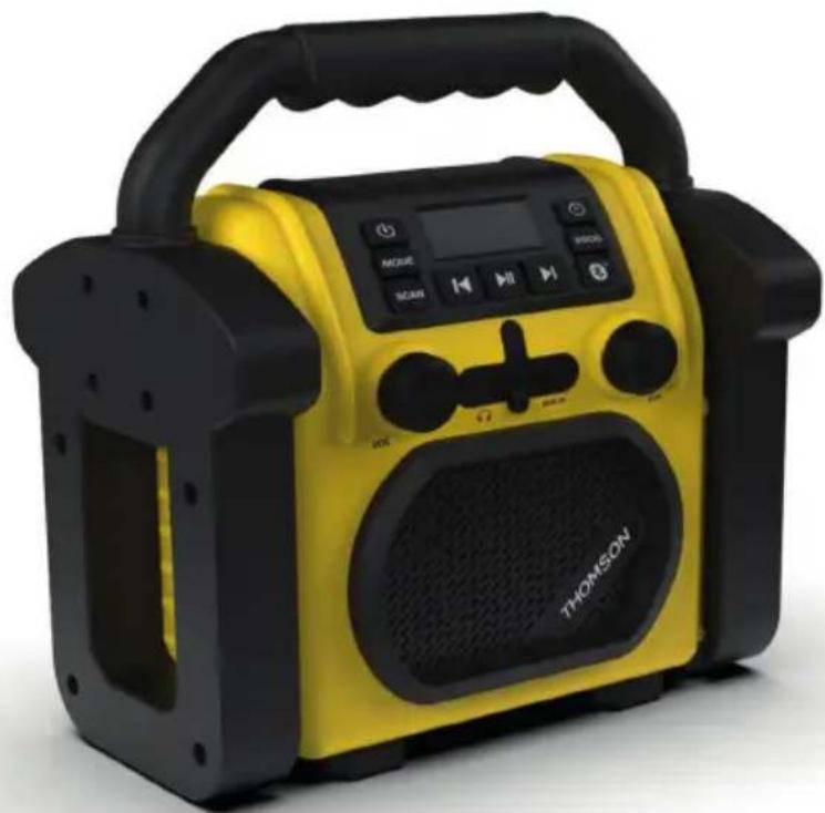 THOMSON WKR50BT - RADIO FM I GŁOSNIK BLUETOOTH - 1