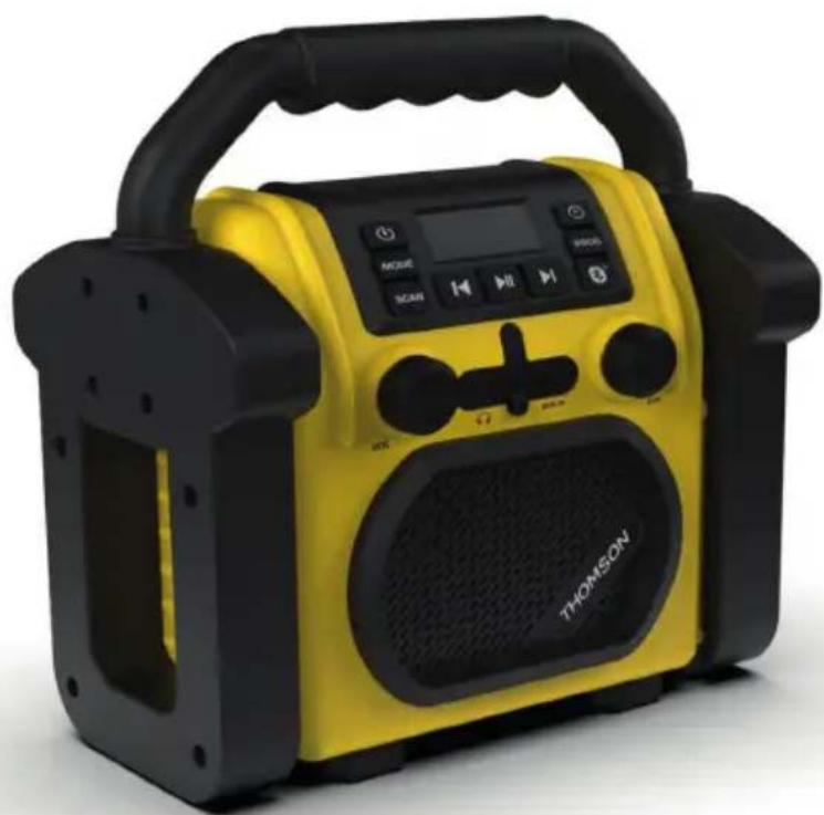 THOMSON WKR50BT - FM RADIÓ ES BLUETOOTH HANGSZöró - 1