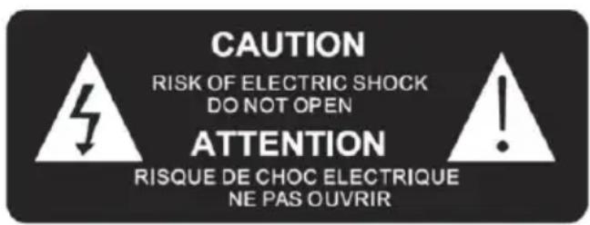 THOMSON SB402BT - Safety warning and notice - 2