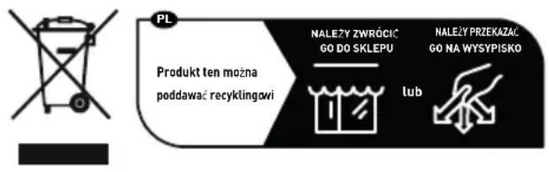 THOMSON TT650BT - Zalecamy przestrzeganie krajowych wytycznych dotyczących sortowania odpadów, które mają zastosowanie do produktu i niniejszej instrukcji obsługi. - 1
