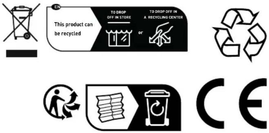 THOMSON TT650BT - We recommend you follow the national waste sorting guidelines that apply to the product and this user guide. - 1
