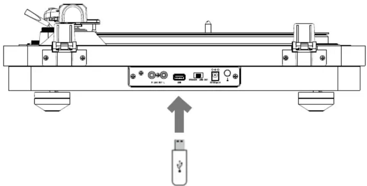 THOMSON TT650BT - c) USB-tallennus - 1