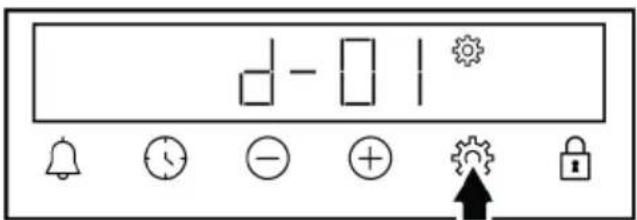 BEKO BBIS13300DXPSE - Setting the display brightness - 1