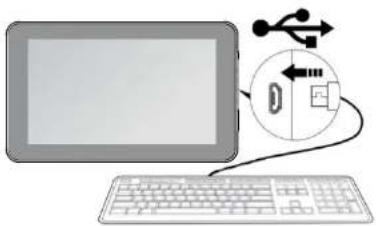 Proscan PLT7044K-C - ◆ Connexion d'un périphérique USB: - 1