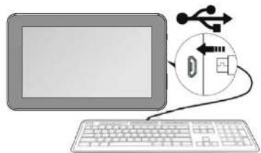 Proscan PLT7044K-C - Connecting a USB device: - 2
