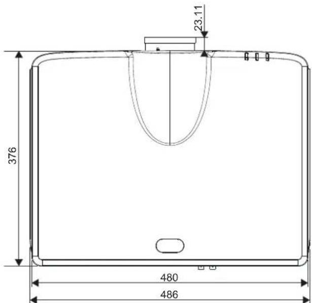 Barco G50-W8 - A.4 Dimensions - 3
