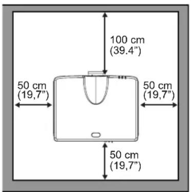 Barco G50-W8 - Pour éviter que le projecteur ne soit endommagé - 1