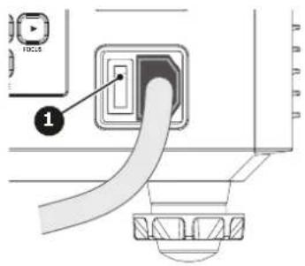 Barco G50-W8 - Comment mettre le projecteur sous tension - 1