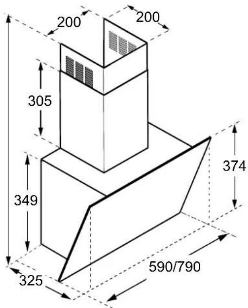 Junker JD66LF66 - Appliance dimensions - 1