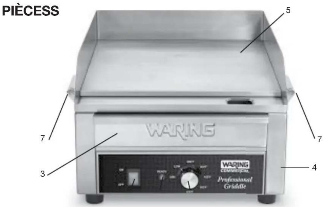 Waring Commercial WGR140X - IL EST ESSENTIEL DE "PRÉPARER" LA PLAQUE AVANT LA PREMIÈRE UTILISATION. - 1